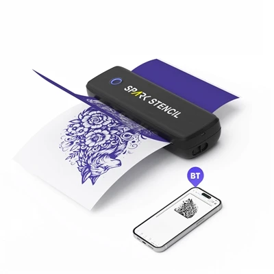Brezžični stroj za začasni prenos tetovaže Bluetooth