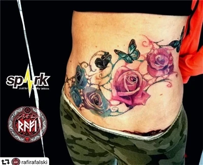 Tatoo rože