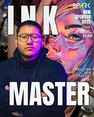 Spark Tattoo in @donn_khaa: medsebojna potrditev, ko se nadarjeni umetnik pri...