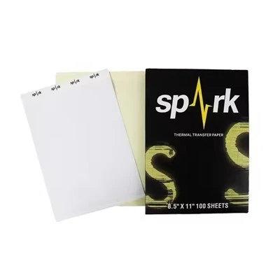 Spark gladki papir za tetovažo Inkjet z visokim sijajem Detajl začasni papir Stencil Paper Natančna umetnost telesa