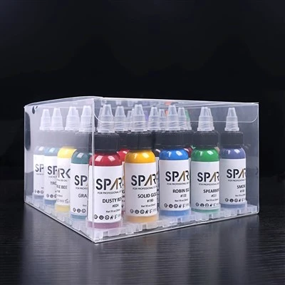 1 oz (30 ml) Spark dolgotrajen in hiter 25 barvni komplet črnila za tetoviranje za tetoviranje in poslikavo telesa