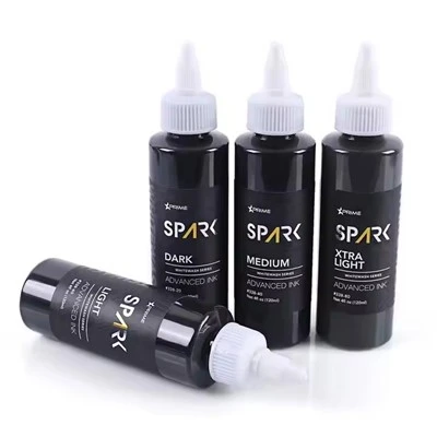 Sparkle Factory Custom 4oz 120ml belo pranje neverjetno barvo pigment Body koža trojna črna črnila metulj tetovaža