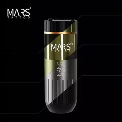 Mars Short Battery Professional High - Precision Wireless Tattoo Machine Pen z iglami z za enkratno uporabo za telo Artmars Short Battery Professional High - Precision Wireless Tattoo Stroj