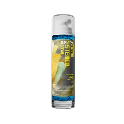 Profesionalni organski 5 oz prozoren varen gel za šablone za tetoviranje, ki ne draži