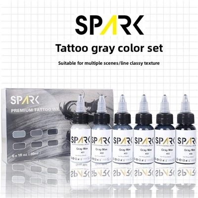 Professional po meri stalni ličilni črnilo Spark Grey 30ml/1oz organsko črnilo za tetovaže za umetnike