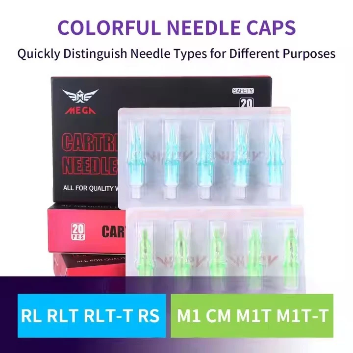 Spark China Factory Customized Makeup Sterile Temporary Disposable Silicone Tattoo Cartridge Needles