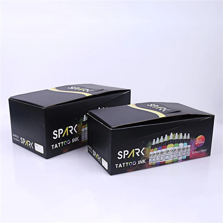50 barvnih kompletov pigmentov Tattoo Ink Spark Tattoo Ink Set Professional