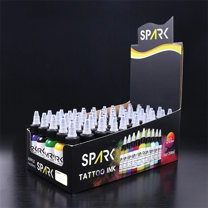 50 Color Sets Tattoo Inks in Bulk Tattoo Ink Spark Original 50 Color Sets Tattoo Inks in Bulk Tattoo Ink Spark Original