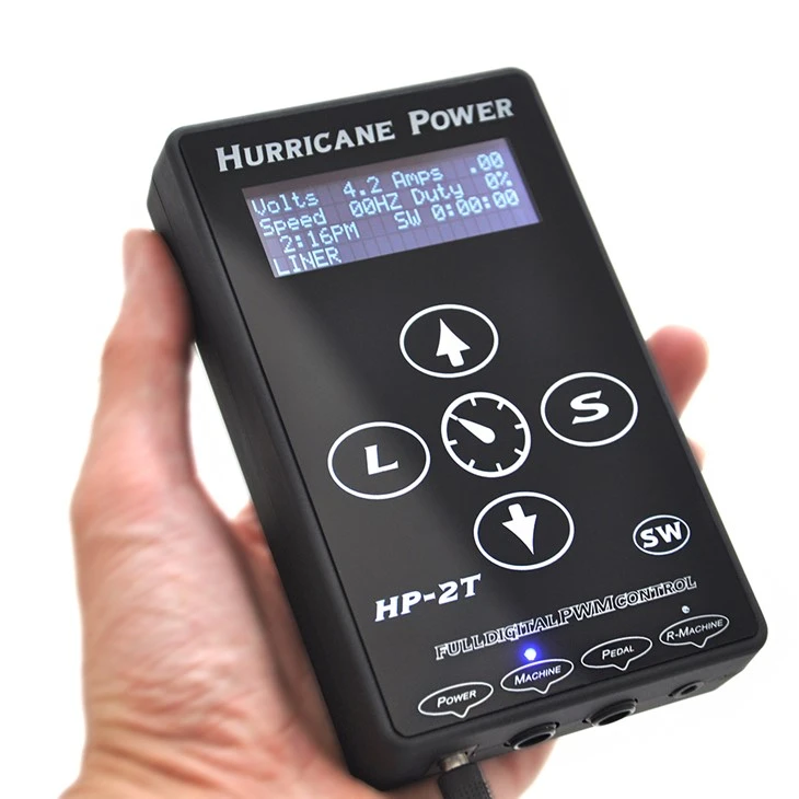 Hurricane Electric Power Supply Tattoo Digitalna močna tetovaža
