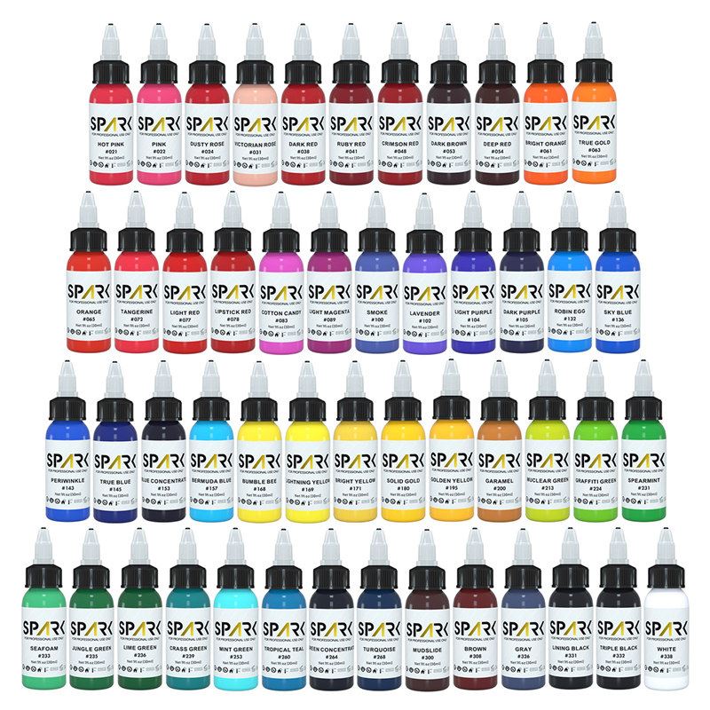 Premium komplet črnila za tetoviranje Spark Tattoo Supply