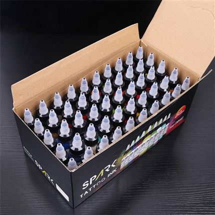 50 barvnih kompletov Premium Spark Tattoo Ink Set črnila za tetoviranje