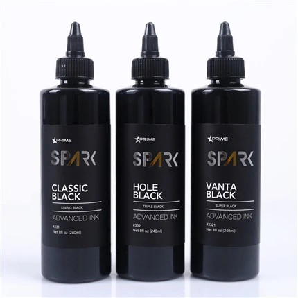8OZ Black Ink Series Classic Black Lining Black Spark Tattoo Ink Profesionalni zaslon s črnilom za tetoviranje