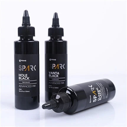 Klasična črna črnila s podlogo 4 OZ Spark Tattoo Ink Črnilo za tetoviranje Black Light