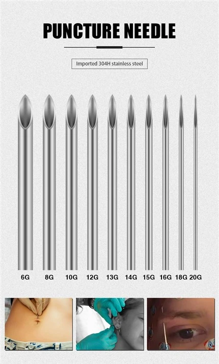 Igle za piercing za enkratno uporabo Sterilizirane igle za piercing telesa