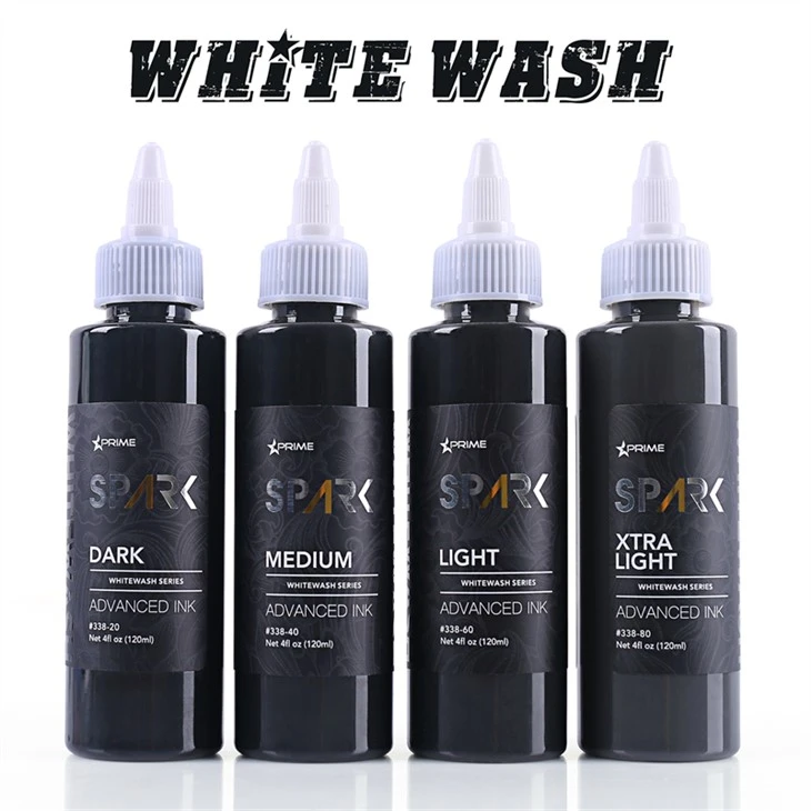 Shranjevanje črnila za tetoviranje White Wash Spark Tattoo Ink