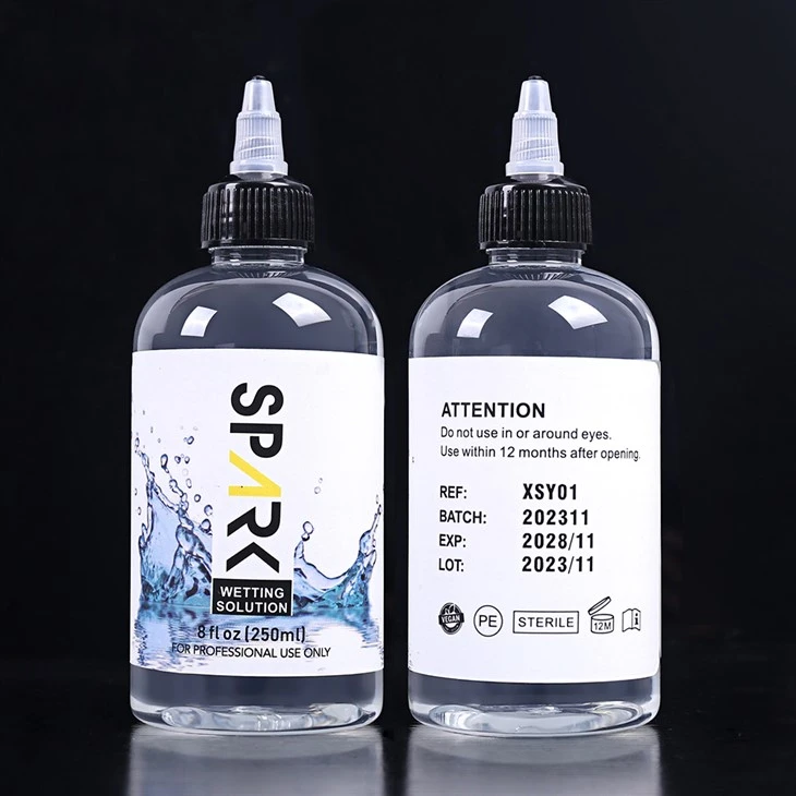 Cruelty-free 240 ML 8OZ Spark Tattoo Wetting Solution Spark Tattoo mešalna raztopina Spark Tattoo Ink