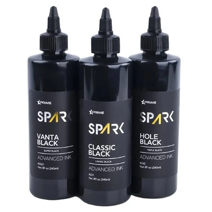 Črnilo za tetoviranje 8 oz Super Black Black Ink Series Vanta Black Spark črnilo za tetoviranje Set črnilo za tetoviranje